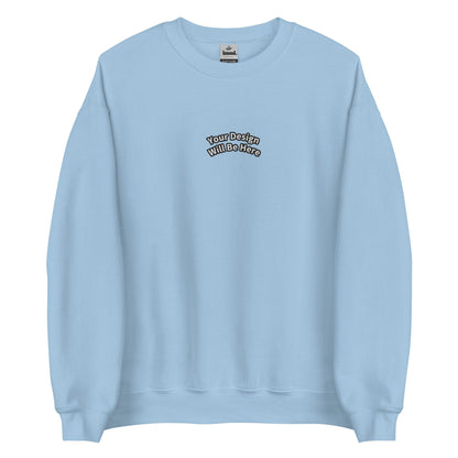 Custom Embroidered Sweatshirt (Coloured Illustration) - immi.